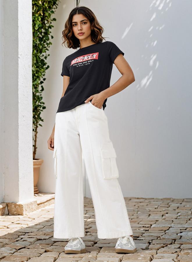 SP Characters Mickey Mouse Print T-shirt - Image 2