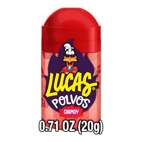 LUCAS حلوى لوكاس بمسحوق الشاموي بنكهة الشاموي 071oz  عبوة من 10 قطع للحلويات، حفلات الفواكه، بيّاتاس - حلوى مثالية لسلال عيد الفصح - Image 5