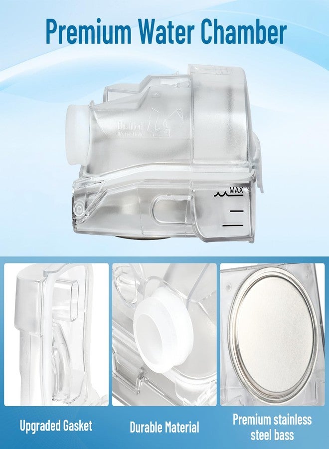 YONCOZY Water Chamber for AirSense 11 & AirCurve 11, Replacement Water Tank with 24 Packs AirSense 11 Filters, Reliable Seal & Easy Install S11 CPAP Supplies - Image 3