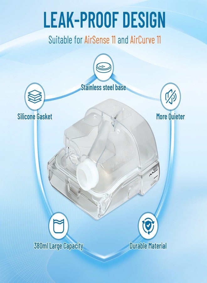 YONCOZY Water Chamber for AirSense 11 & AirCurve 11, Replacement Water Tank with 24 Packs AirSense 11 Filters, Reliable Seal & Easy Install S11 CPAP Supplies - Image 5