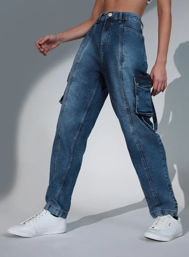 Hubberholme Mid Blue Jeans For Women
