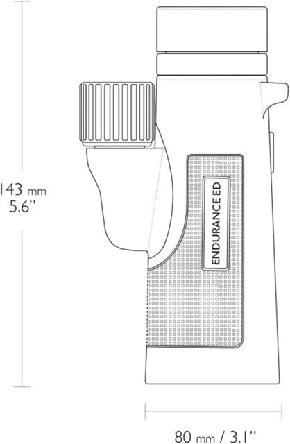 Hawke Endurance ED 10x42 Monocular Green - Image 3