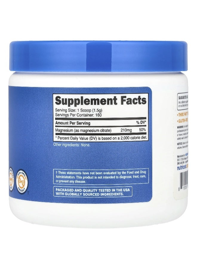 Nutricost, Magnesium Citrate, Unflavored, 8.9 oz (250 g) - Image 2