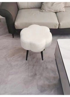 fashionhome 1-Piece Cloud Shape Seat Elegant Design Dresser Stool Vanity Stool Chair Sitting Bench 45x45 cm  - Image 2