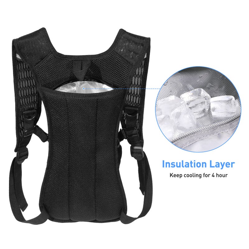 KUYOU Rave Hydration Pack, Hydration Backpack with 2L Hydration Bladder, Festival Essential Water Backpack for Hiking, Running, Cycling, and Music Festivals - Image 5