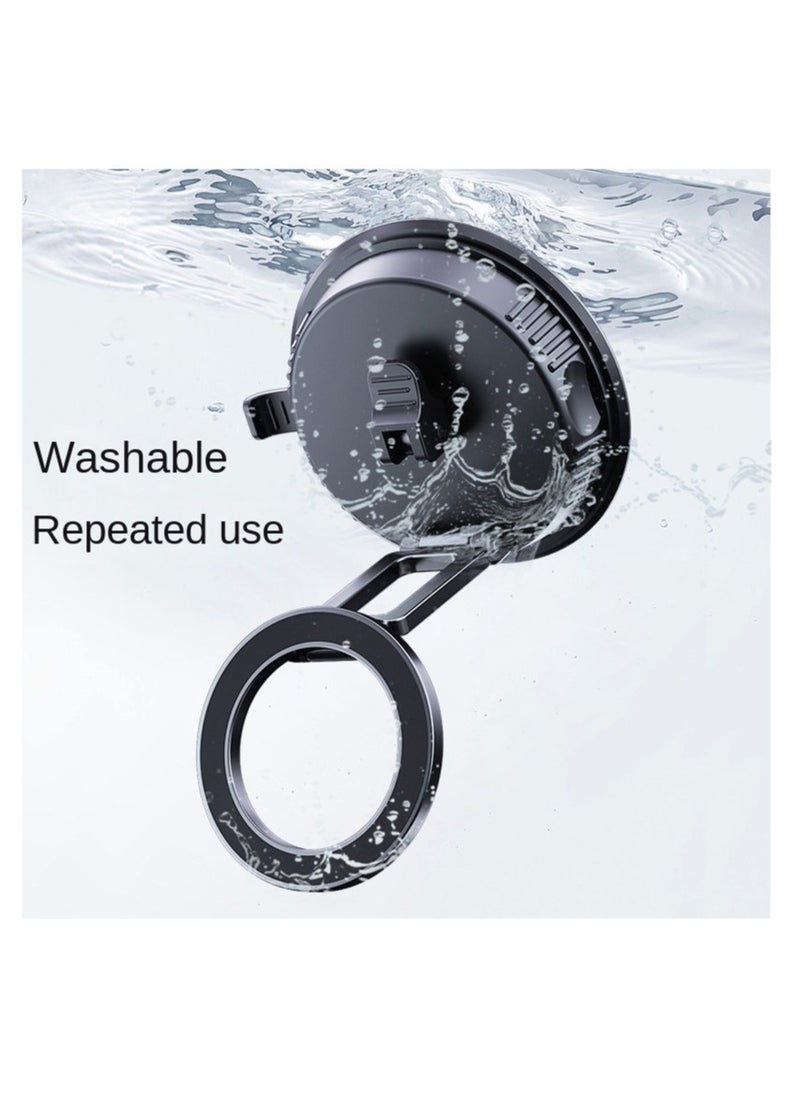 general New Car Magnetic Phone Holder Vacuum Suction Cup Car Navigation Swivel Folding High-end Stand - Image 4