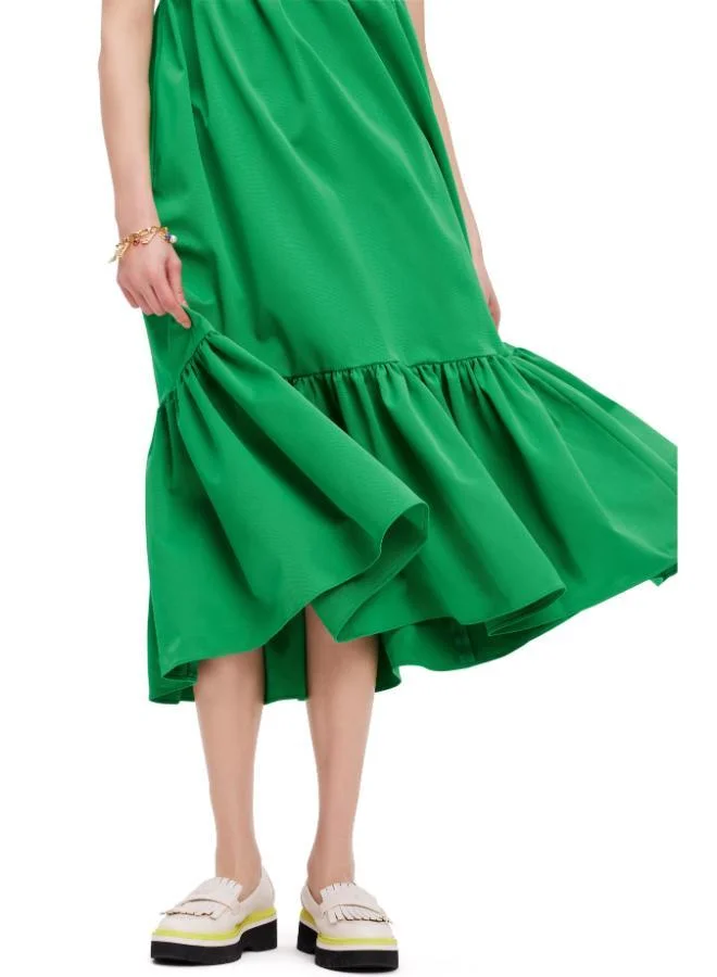 Kate Spade Faille V-Neck Midi Dress