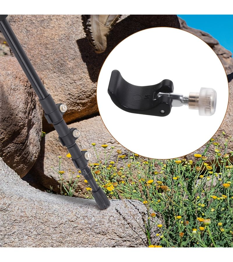 Trekking Pole Lock Replacement Parts 6pcs with Quick Flip Clips for Hiking Camping - Image 1