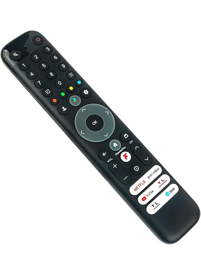erorex Voice Replaced Remote Control Fit For Tcl 43C645K 50C645K 75C645K 85C645K 55C645K 65C645K Android Smart Tv Controller Rc833 Gub2 Rc833 Gub2 Rc833 Gub2 Rc833Gub2  - Image 2