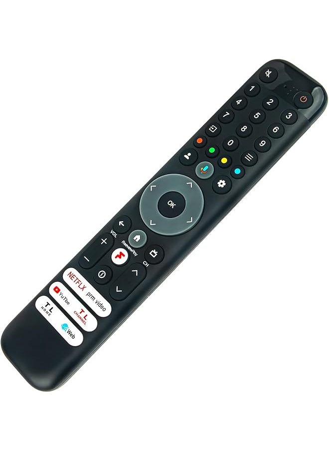 erorex Voice Replaced Remote Control Fit For Tcl 43C645K 50C645K 75C645K 85C645K 55C645K 65C645K Android Smart Tv Controller Rc833 Gub2 Rc833 Gub2 Rc833 Gub2 Rc833Gub2  - Image 3