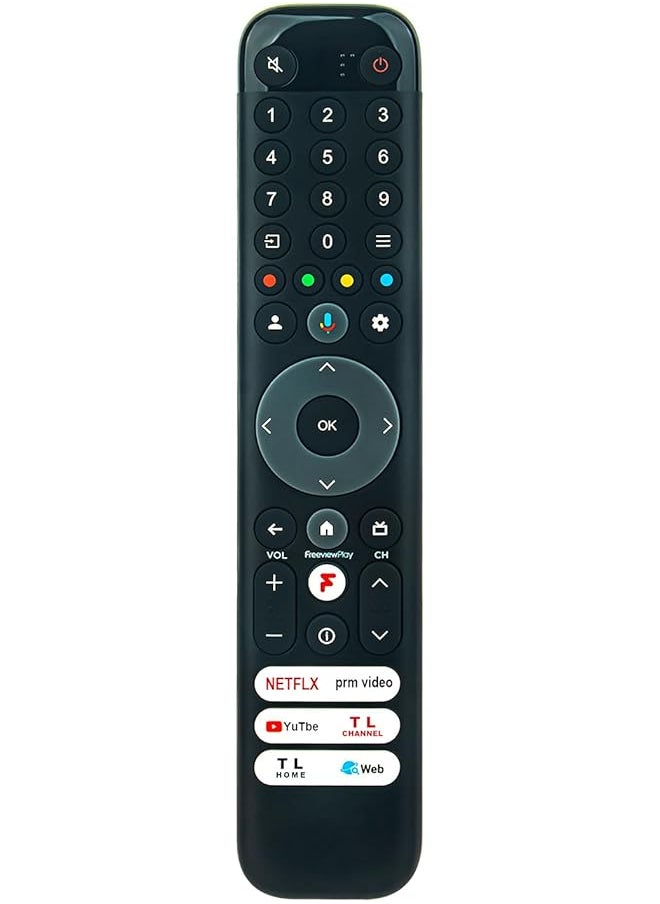 erorex Voice Replaced Remote Control Fit For Tcl 43C645K 50C645K 75C645K 85C645K 55C645K 65C645K Android Smart Tv Controller Rc833 Gub2 Rc833 Gub2 Rc833 Gub2 Rc833Gub2  - Image 4