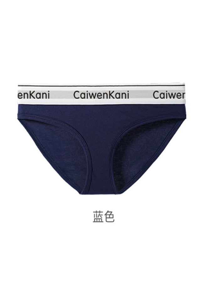 Women's Underwear, Pure Cotton, Antibacterial, Traceless, Breathable, Boxer Mid-waist Girls' Briefs, Sports Shorts
