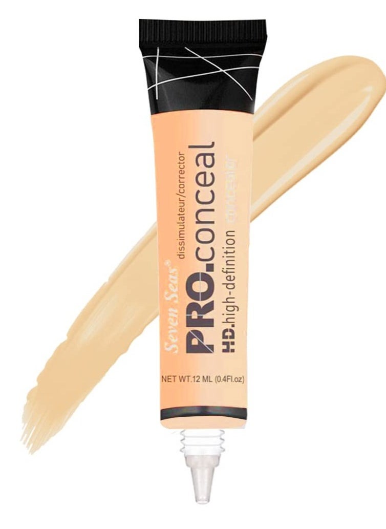 Seven Seas Seven Seas Pro Matte HD Concealer Dissimulateur Corrector Lightweight and Creamy Formula Easy to Blend Hide Dark Circles  Color Corector  - Image 1