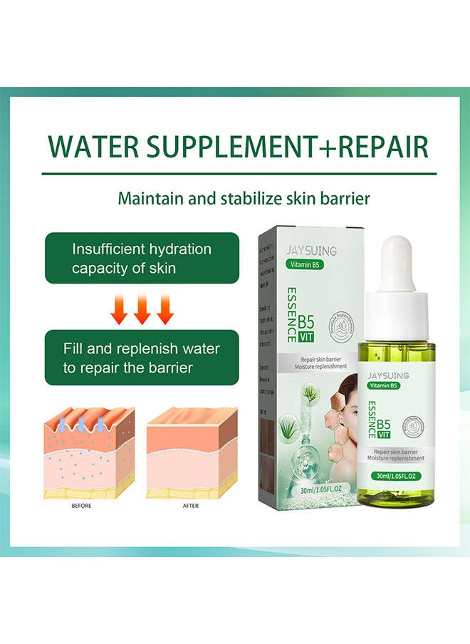 Jaysuing B5 Pure Hyaluronic Acid Serum For Face - With Vitamin B5 Anti-Aging Serum For Fine Lines And Wrinkles - Hydrating Serum To Plump And Repair Dry Skin  - Image 2