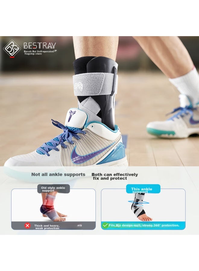 Bestray Baisirei 5d دعامة الكاحل، التعافي بعد الإصابة، دعم تثبيت مفصل الكاحل، دعم التواء الكاحل، دعامة القدم لإعادة التأهيل، غطاء حماية الكاحل - Image 3