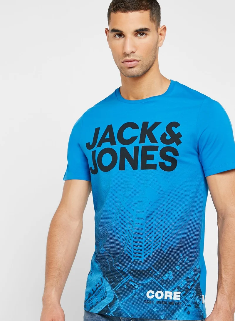 JACK & JONES Autumn Crew Neck T- Shirt