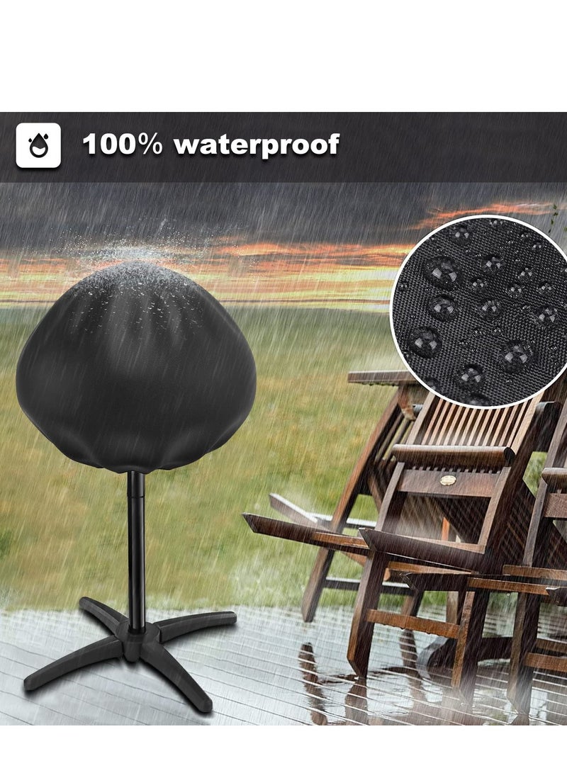 Y&D Bbq Grill Cover Waterproof for George Foreman Indoor and Outdoor 22460 22460-56 Barbecue Cover, Weber 1121004/1111004 Grill, Handle Drawstring  - Image 2
