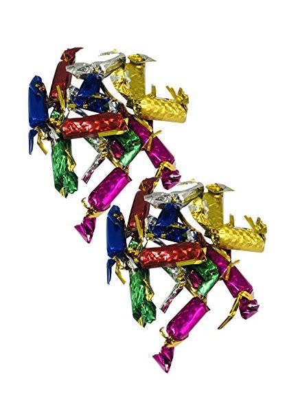 Evisha - Evisha 24 Pcs Multi Colour Artificial Toffy for Christmas Tree Decoration Hanging Ornaments - Image 1