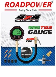 RoadPower Digital Tire Deflator 200PSI Air Down Offroad Kit with Precision Release Button  Repair Tool  Quickly Deflate 4x4 Off Road Tires TG-442  - Image 4