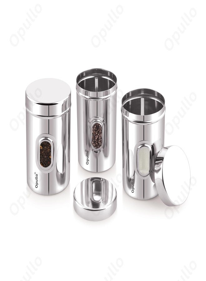 Opullo Mother’s Choice See Through Containers | Small Steel Containers | Steel Container with Lid | Stainless Steel Slim Container | Ubha Dabba | Steel Airtight Container | 500 GMS | Pack of 3 - Image 4