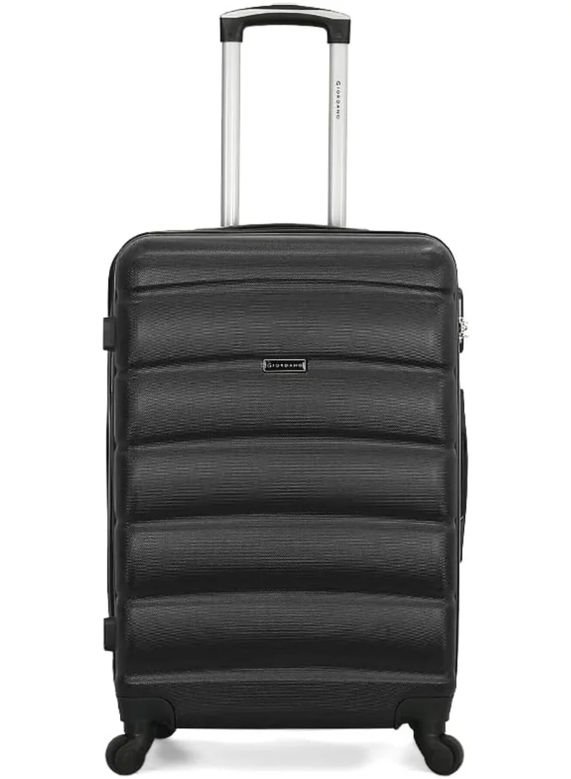 جيوردانو GIORDANO Luggage Set with Spinner Wheels, 3 Pieces, Black, (ABS)