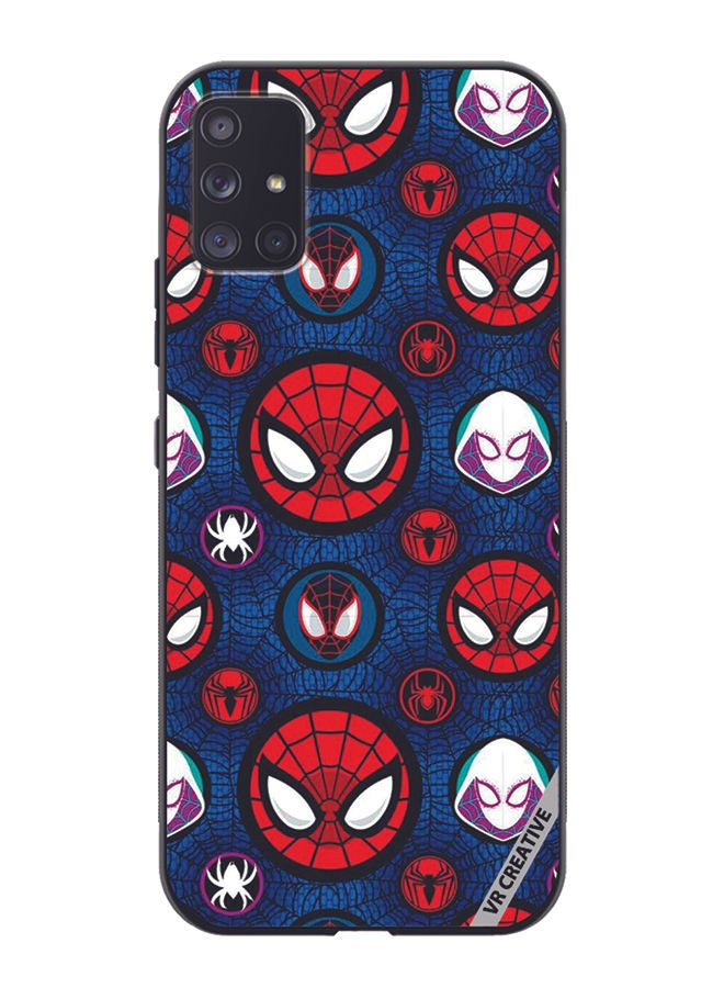 VR CREATIVE Protective Case Cover For Samsung Galaxy A51 5G Spiderman Design Multicolour - Image 1