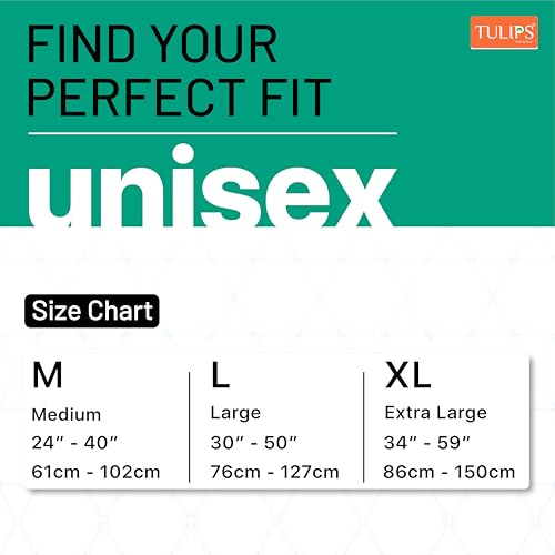 Tulips Adult Diaper Pants, Unisex, Large Size (L) (76-127 cm Waist I 30"- 50" inches), 10 Pants, Super Soft, with Wetness Indicator | Odour Control | Goodness of Aloevera I Quick absorption I Long Lasting Dryness I 10 Units in 1 pack I Best overnight adult diaper - Image 5