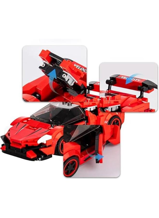 Technology Sports Car Racing Bricks [288PCS] Kids 6+ Years Old Brick Toys Car Vehicle Construction Game - Image 3