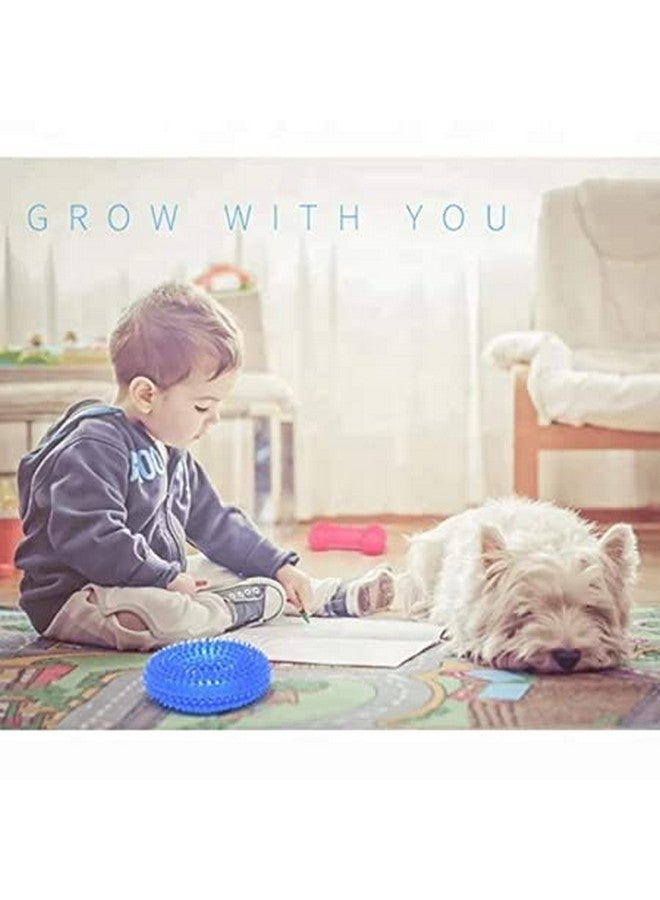 Non-Toxic Soft Natural Rubber Squeaky Spiky Chew Bone And Ball Toys For Aggressive Chewers Dental Teething Cleaning Design Toy - Image 5