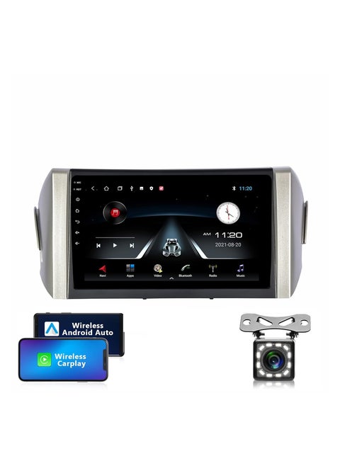 Android Screen For Toyota Innova 2015 To 2018 4GB RAM 64GB Memory Support Apple Carplay Android Auto Full HD Touch Screen 9 Inch built In Bluetooth USB Radio WiFi Play Store Backup Camera included