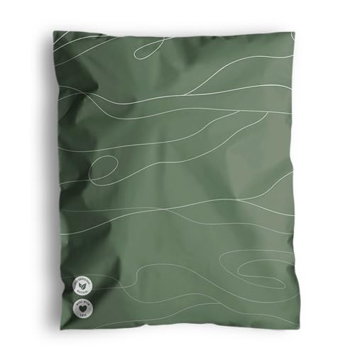 Impack Poly Mailers 10x13-25 Pack Biodegradable Shipping Bags for Clothes - Impack Self-Seal Waterproof Thick Mailing Envelope for Accessories & Clothing - Tidal Sand - Image 1