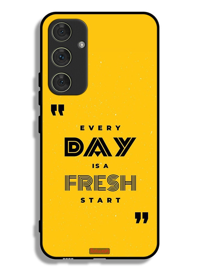 Tolwak Samsung Galaxy A54 5G Protective Case Cover Every Day Is A Fresh Start - Image 1