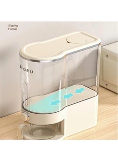 Reelyo Rice Dispenser Rice storage container Grain storage container with precision scale and measuring cups for kitchen cabinet worktops  - Image 5