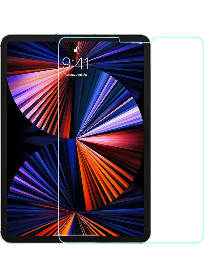 NIBEMINENT Tempered Glass Film Screen Protector Compatible for iPad Pro 12.9-Inch 2021/2020/2018 Clear - Image 1