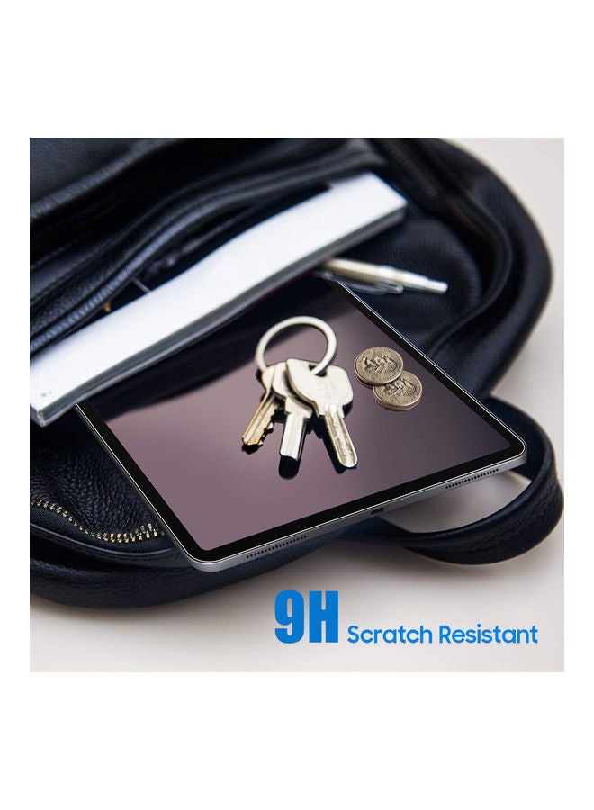 NIBEMINENT Tempered Glass Film Screen Protector Compatible for iPad Pro 12.9-Inch 2021/2020/2018 Clear - Image 3