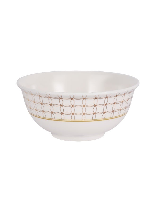 Delcasa 48 Piece Melamine Dinner Set- DC3881/ Includes Oval, Dinner and Soup Plates, Bowl and Lid, Round Bowls, Ladle, Rice and Chinese Spoons - Image 5
