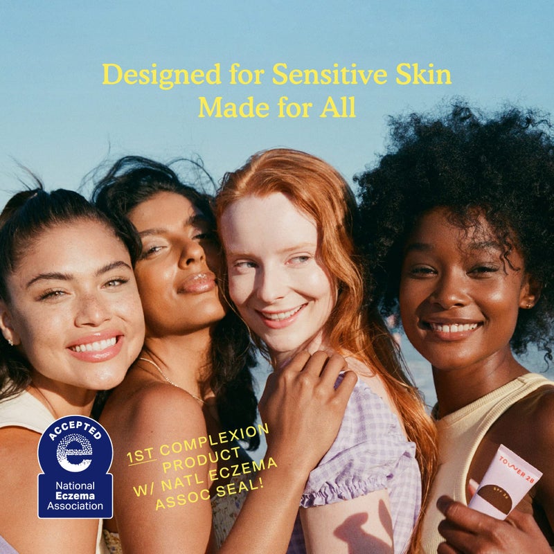 Tower 28 Beauty SunnyDays SPF 30 Tinted Mineral Sunscreen - For Sensitive Skin - 2-in-1 Facial Broad Spectrum UVA/UVB Protection + Foundation - Shade 05 FAIRFAX - Fair with Pink Undertones, 1 Fl Oz - Image 5