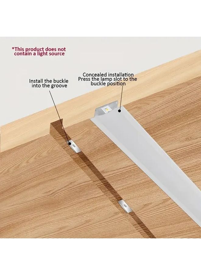 14pcs 1 Meter LED Channel Diffuser Spray White Aluminum White Cover U Shape Track - Image 5