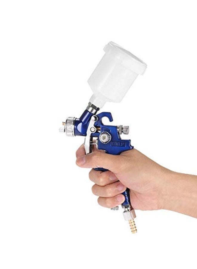 Generic Airbrush Kit HVLP Air Spray Gun Touch Up Paint Sprayer Gravity Feed Air Brush Set 0.8mm Nozzle Auto Car Detail Painting for Spot Repair  - Image 5
