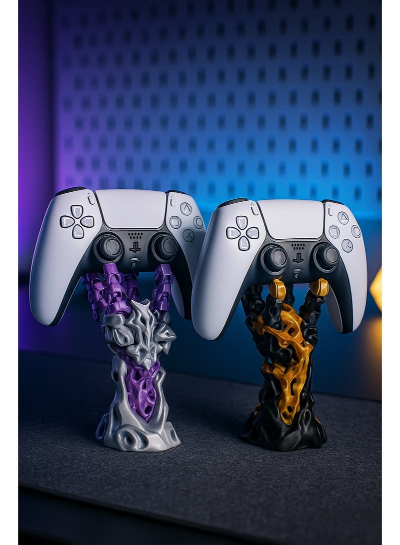 Multi-Purpose Crystal Stand – Decorative Plastic Holder for Controllers, Phones & Accessories - Image 1