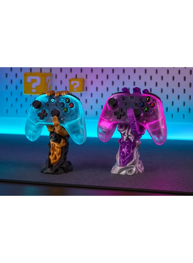 Multi-Purpose Crystal Stand – Decorative Plastic Holder for Controllers, Phones & Accessories - Image 3