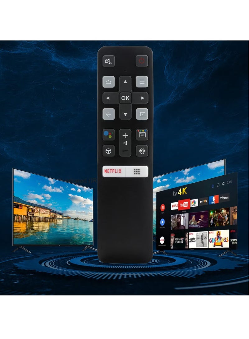 ELTRAZONE Smart TV Remote Control Compatible with Android 4K UHD Smart Televisions, Universal TV Remote for Seamless Control of Your Android Devices, Easy Setup, High Performance Remote with Full Functionality for Smart TV Experience. - Image 3