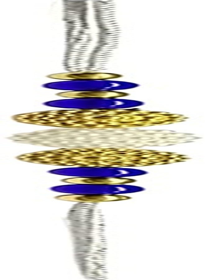 Krishna Rakhi set for brother with Blue Trans Glass beads and fancy Beads pendal for Rakshabandhan for Men and Boys - Image 3