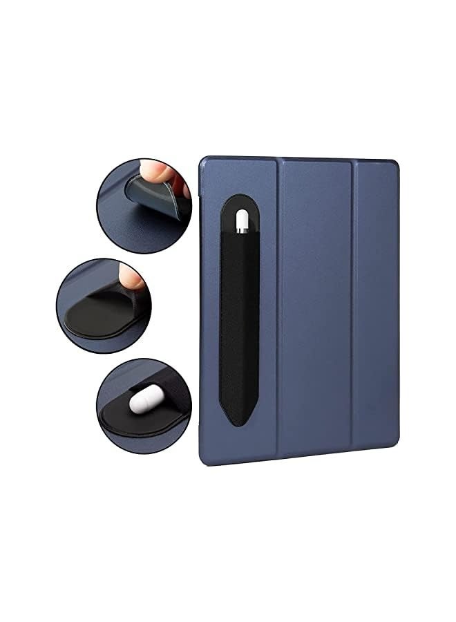 بروماس حامل أقلام رصاص متوافق مع قلم Apple (الجيل الثاني والأول)، 3 قطع من الأقلام اللاصقة وجيب مرن متصل بحافظة أقلام اللمس، أسود - Image 2