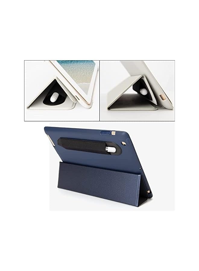 بروماس حامل أقلام رصاص متوافق مع قلم Apple (الجيل الثاني والأول)، 3 قطع من الأقلام اللاصقة وجيب مرن متصل بحافظة أقلام اللمس، أسود - Image 3