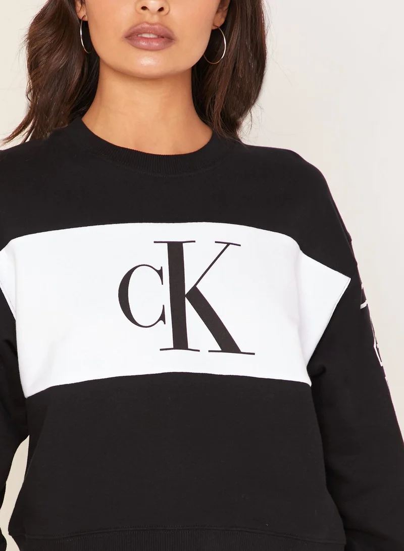 Calvin Klein Jeans Crew Neck Logo Sweatshirt
