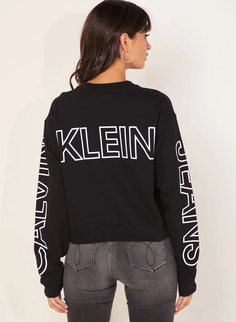 Calvin Klein Jeans Crew Neck Logo Sweatshirt
