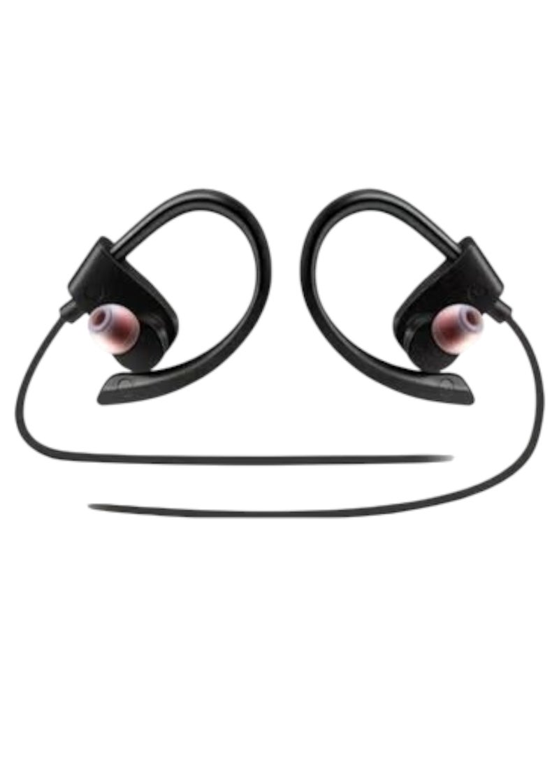 Bluetooth headset, comfortable design, smooth and fluid movement, soft ear hook and comfortable wearing on the head, universal sports silicone earplugs, small, waterproof, wireless Bluetooth connection, battery capacity 70 mAh, charging time 1 hour  - Image 3