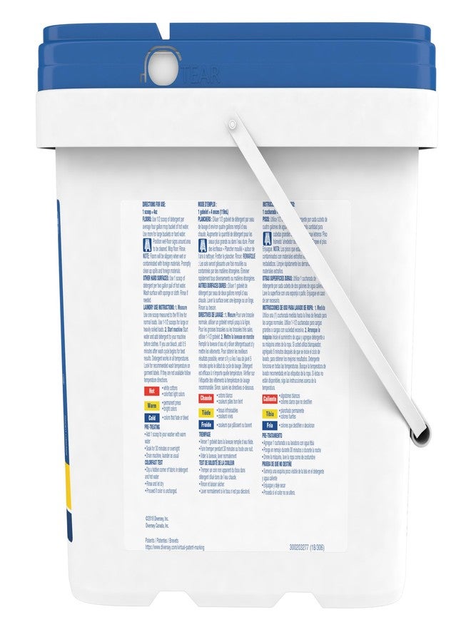 Diversey مسحوق منظف متعدد الاستخدامات من ديفيرسي، بنكهة الحمضيات، 19 رطل دلو - Image 3