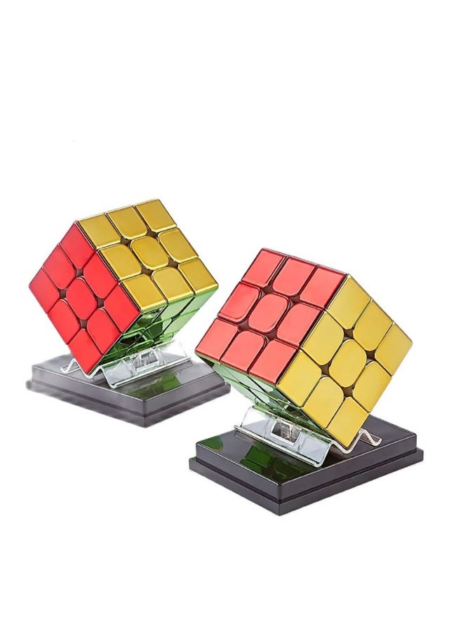 Mirror Magnetic Speed Cube with New Metallic Surface (Non-Magnetic Version) - Image 3